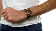  Shop Authentic Fossil Grant Automatic Blue Dial Blue Leather Strap Watch for Men - ME3029 - Luxxuri