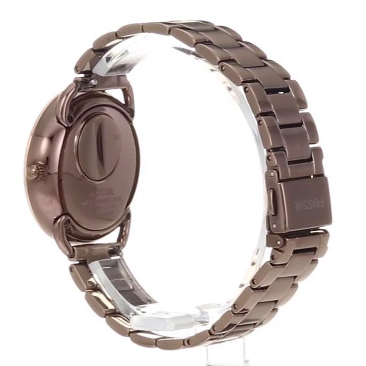  Shop Authentic Fossil Tailor Analog Brown Dial Brown Steel Strap Watch for Women - ES4258 - Luxxuri