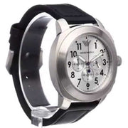  Shop Authentic Emporio Armani Sportivo Chronograph Silver Dial Black Leather Strap Watch For Men - AR6054 - Luxxuri
