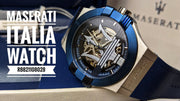  Shop Authentic Maserati Potenza 42mm Blue Dial Automatic Silicone Strap Watch For Men - R8821108028 - Luxxuri