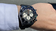  Shop Authentic Breitling Super Chronomat B01 44 Black Dial Black Rubber Strap Watch for Men - AB0136251B1S1 - Luxxuri