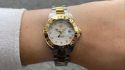  Shop Authentic Tag Heuer Aquaracer Mother of Pearl Dial Two Tone Steel Strap Watch for Women - WBD1320.BB0320 - Luxxuri