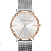  Shop Authentic Armani Exchange Lola Analog White Dial Silver Mesh Strap Watch For Women - AX5537 - Luxxuri