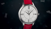  Shop Authentic Tissot Bella Ora Round White Dial Black Leather Strap Watch For Women - T103.210.16.018.00 - Luxxuri