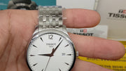  Shop Authentic Tissot T Classic Tradition White Dial Silver Steel Strap Watch For Men - T063.610.11.037.00 - Luxxuri