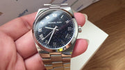  Shop Authentic Michael Kors Channing Midnight Blue Dial Silver Steel Strap Watch for Women - MK6113 - Luxxuri