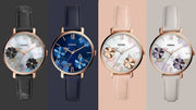  Shop Authentic Fossil Jacqueline Blue Dial Blue Leather Strap Watch for Women - ES4673 - Luxxuri