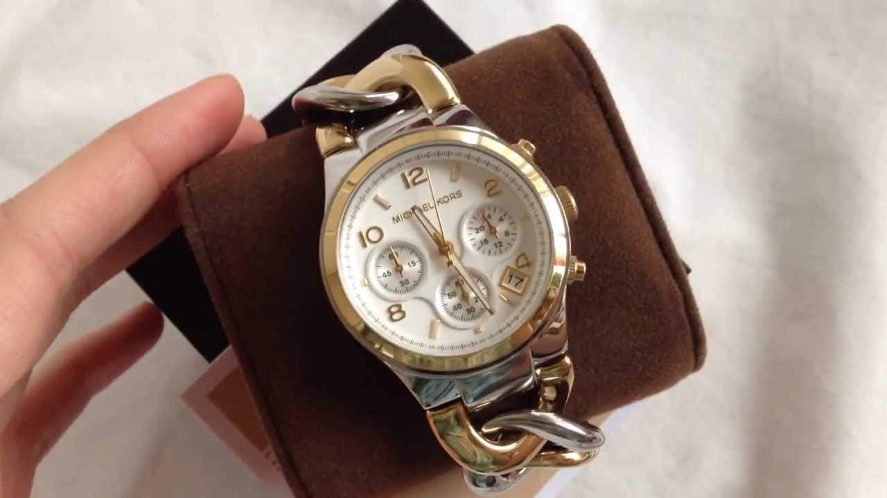  Shop Authentic Michael Kors Runway White Dial Two Tone Steel Strap Watch for Women - MK3199 - Luxxuri