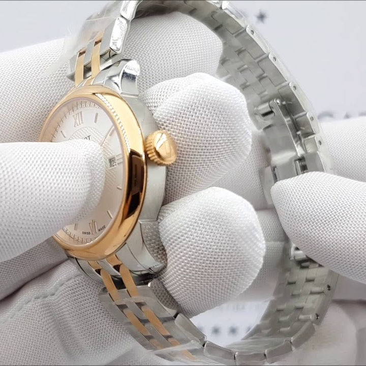  Shop Authentic Tissot T Classic Le Locle Automatic Silver Dial Two Tone Steel Strap Watch For Women - T006.207.22.038.00 - Luxxuri