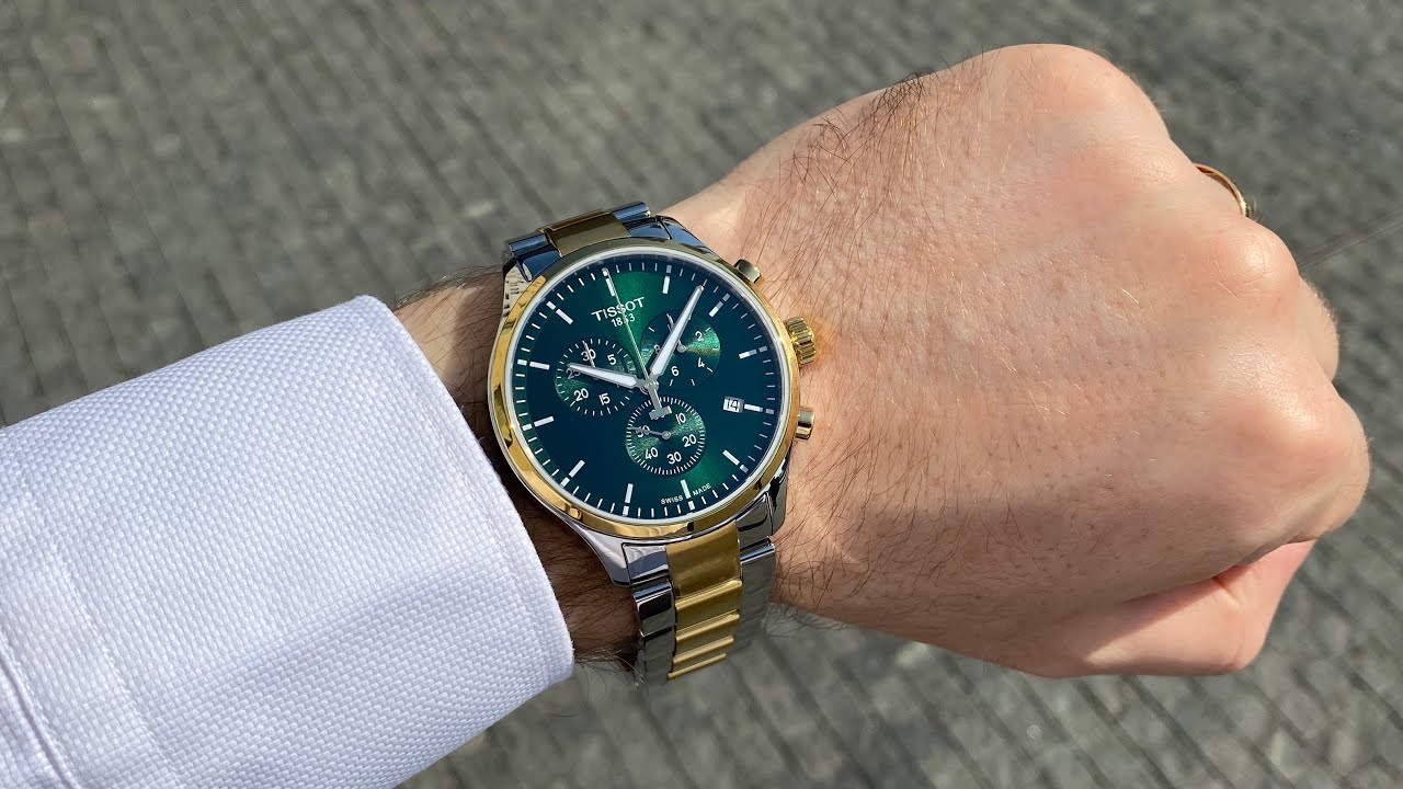  Shop Authentic Tissot T Sport Chrono XL Classic Green Dial Two Tone Steel Strap Watch for Men - T116.617.22.091.00 - Luxxuri