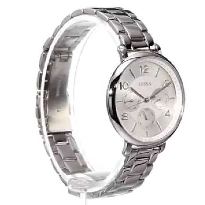  Shop Authentic Fossil Jacqueline Silver Dial Silver Steel Strap Watch for Women - ES3664 - Luxxuri