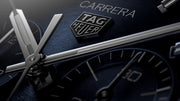 Shop Authentic Tag Heuer Carrera Chronograph Blue Dial Silver Steel Strap Watch for Men - CBN2A1A.BA0643 - Luxxuri
