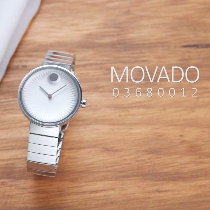  Shop Authentic Movado Edge Silver Dial Silver Steel Strap Watch for Women - 3680012 - Luxxuri