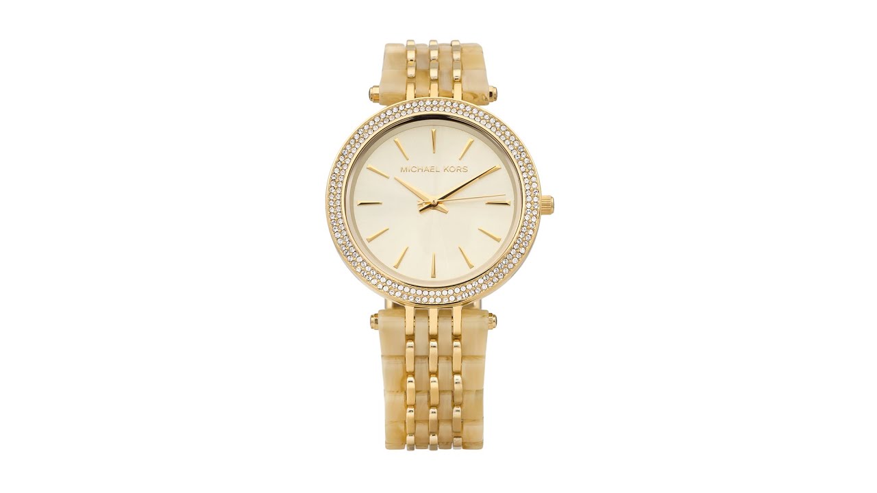  Shop Authentic Michael Kors Darci Gold Dial Gold Steel Strap Watch for Women - MK4325 - Luxxuri