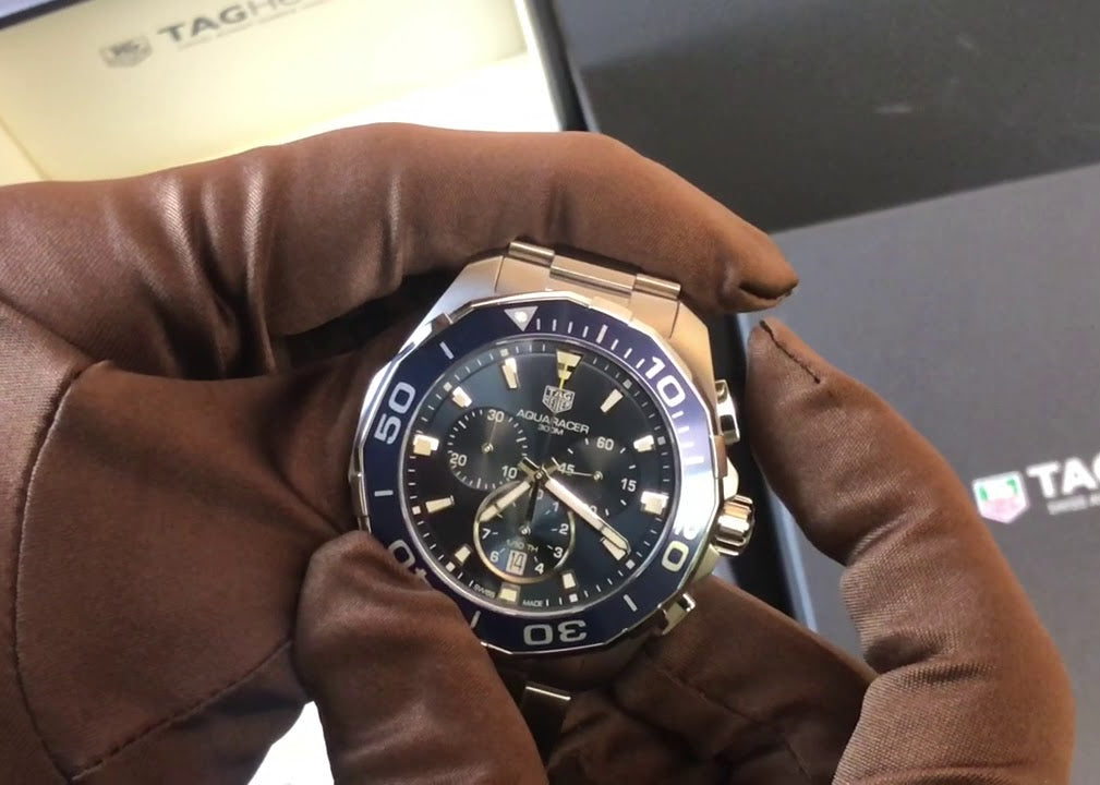  Shop Authentic Tag Heuer Aquaracer Black Dial Watch for Men - CAY111A.BA0927 - Luxxuri