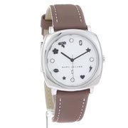  Shop Authentic Marc Jacobs Mandy Silver Dial Brown Leather Strap Watch for Women - MJ1563 - Luxxuri