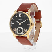  Shop Authentic Fossil The Commuter Twist Black Dial Brown Leather Strap Watch for Men -  ME1166 - Luxxuri