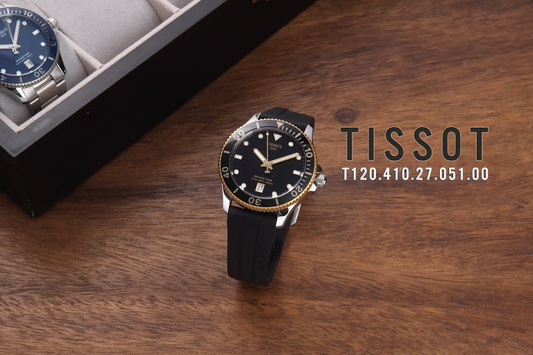  Shop Authentic Tissot Seastar 1000 Black Dial Black Rubber Strap Watch For Men - T120.410.27.051.00 - Luxxuri