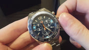  Shop Authentic Tag Heuer Formula 1 Chronograph Blue Dial Silver Steel Strap Watch for Men - CAZ1014.BA0842 - Luxxuri