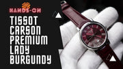  Shop Authentic Tissot Carson Premium Lady Maroon Dial Maroon Leather Strap Watch For Women - T122.210.16.373.00 - Luxxuri