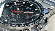  Shop Authentic Tissot Supersport Chrono Black Dial Silver Steel Strap Watch For Men - T125.617.11.051.00 - Luxxuri