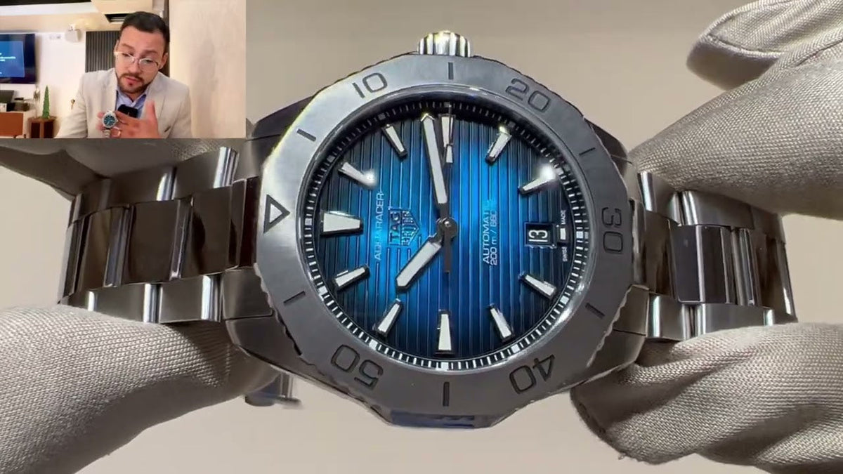  Shop Authentic Tag Heuer Aquaracer Professional 200 Automatic Blue Dial Silver Steel Strap Watch for Men - WBP2111.BA0627 - Luxxuri