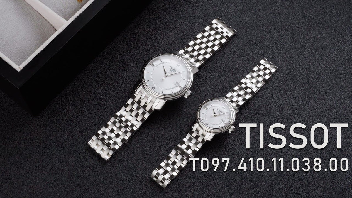  Shop Authentic Tissot T Classic Bridgeport Lady Quartz Stainless Steel Watch For Women - T097.010.11.038.00 - Luxxuri