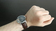  Shop Authentic Fossil Townsman Automatic Black Dial Brown Leather Strap Watch for Men -  ME1163 - Luxxuri