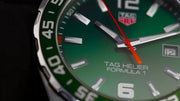  Shop Authentic Tag Heuer Formula 1 Quartz Green Dial Silver Steel Strap Watch for Men - WAZ1017.BA0842 - Luxxuri