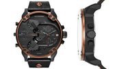  Shop Authentic Diesel Mr Daddy 2.0 Chronograph Black Dial Black Steel Strap Watch For Men - DZ7400 - Luxxuri