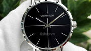  Shop Authentic Calvin Klein Even Black Dial Silver Mesh Bracelet Watch for Women - K7B21121 - Luxxuri