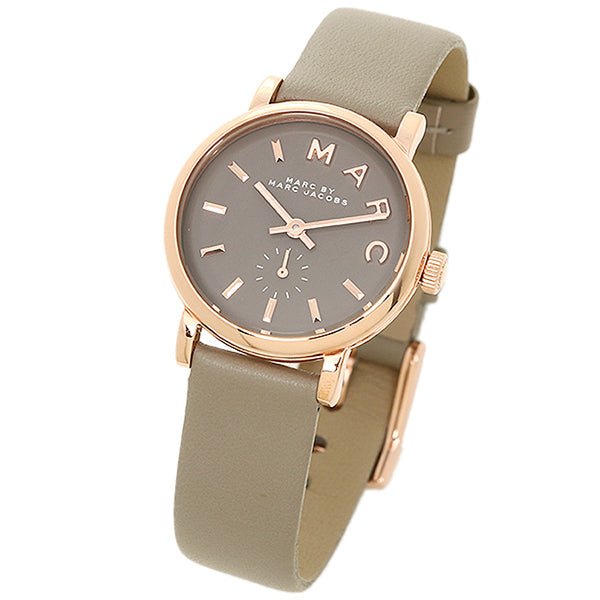  Shop Authentic Marc Jacobs Baker Grey Dial Grey Leather Strap Watch for Women - MBM1318 - Luxxuri