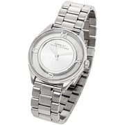  Shop Authentic Marc Jacobs Tether Transparent Silver Dial Silver Steel Strap Watch for Women - MBM3412 - Luxxuri
