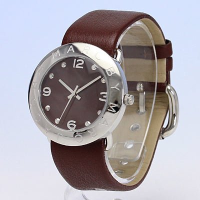  Shop Authentic Marc Jacobs Amy Brown Dial Brown Leather Strap Watch for Women - MBM1139 - Luxxuri