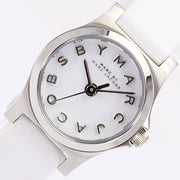  Shop Authentic Marc Jacobs Henry Dinky White Dial White Leather Strap Watch for Women - MBM1234 - Luxxuri