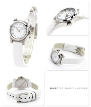  Shop Authentic Marc Jacobs Henry Dinky White Dial White Leather Strap Watch for Women - MBM1234 - Luxxuri