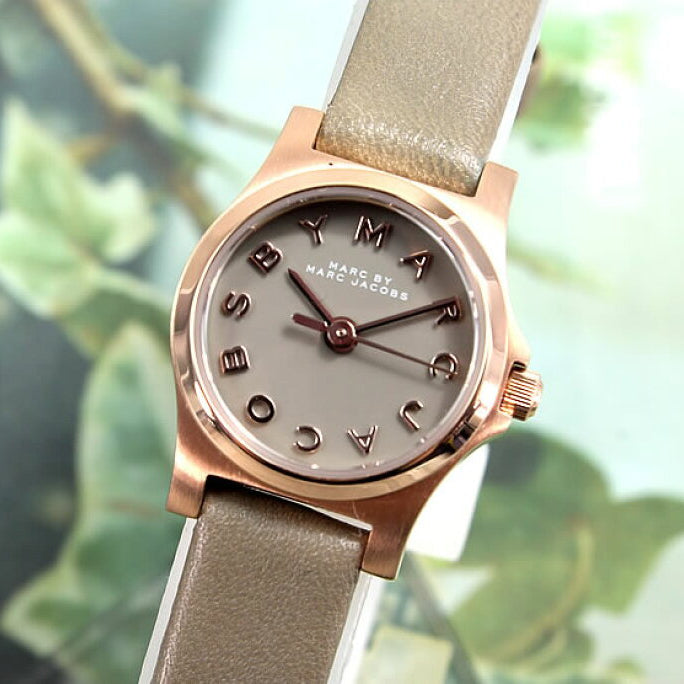  Shop Authentic Marc Jacobs Henry Dinky Grey Dial Grey Leather Strap Watch for Women - MBM1239 - Luxxuri