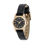  Shop Authentic Marc Jacobs Henry Dinky Black Dial Black Leather Strap Watch for Women - MBM1240 - Luxxuri