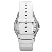  Shop Authentic Marc Jacobs Henry Skeleton White Dial White Leather Strap Watch for Women - MBM1241 - Luxxuri