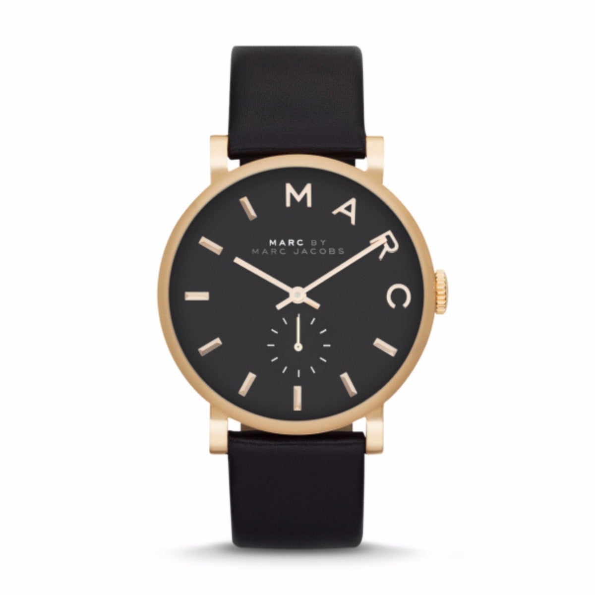  Shop Authentic Marc Jacobs Baker Black Dial Black Leather Strap Watch for Women - MBM1269 - Luxxuri