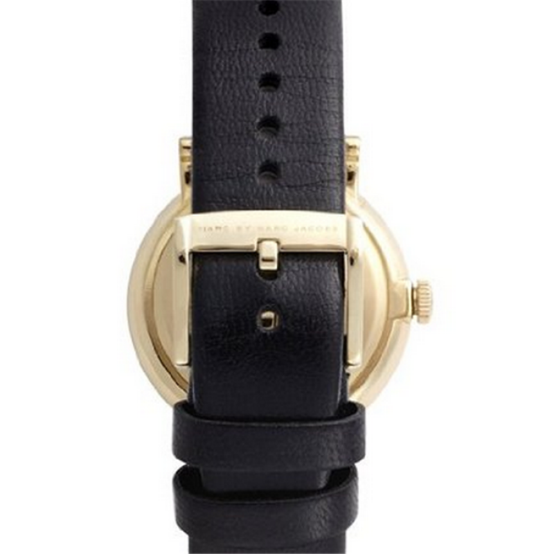  Shop Authentic Marc Jacobs Baker Black Dial Black Leather Strap Watch for Women - MBM1269 - Luxxuri