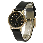  Shop Authentic Marc Jacobs Baker Black Dial Black Leather Strap Watch for Women - MBM1273 - Luxxuri