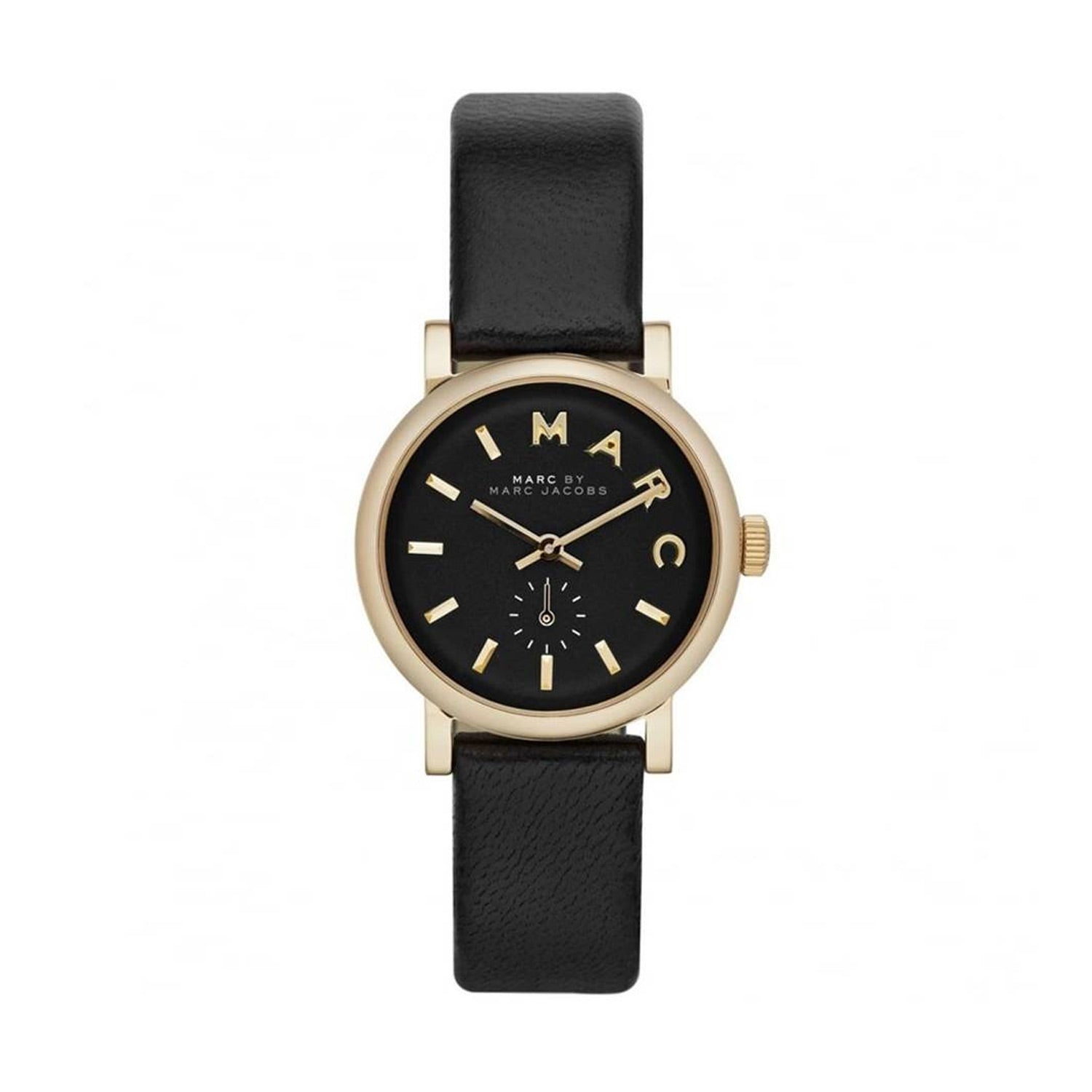  Shop Authentic Marc Jacobs Baker Black Dial Black Leather Strap Watch for Women - MBM1273 - Luxxuri