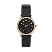  Shop Authentic Marc Jacobs Baker Black Dial Black Leather Strap Watch for Women - MBM1273 - Luxxuri