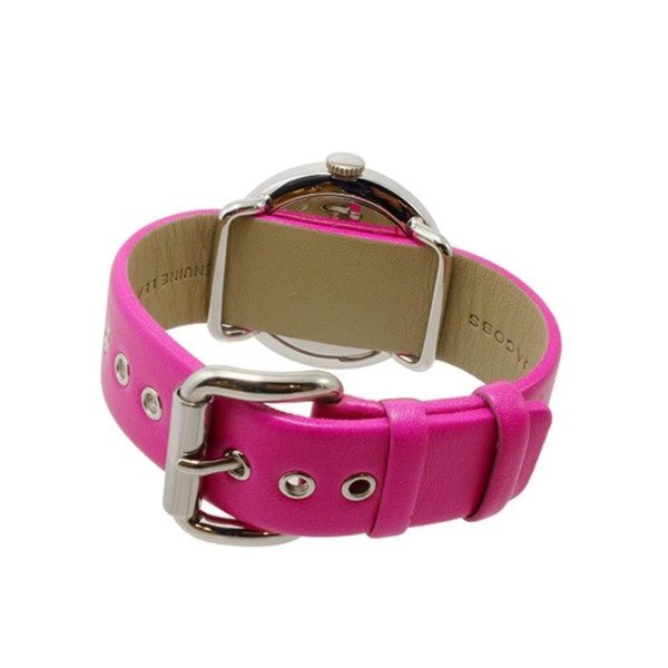  Shop Authentic Marc Jacobs Amy Pop Pink Dial Pink Leather Strap Watch for Women - MBM1286 - Luxxuri