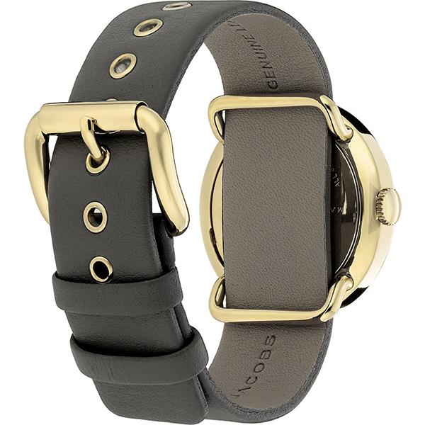  Shop Authentic Marc Jacobs Amy Grey Dial Grey Leather Strap Watch for Women - MBM1287 - Luxxuri
