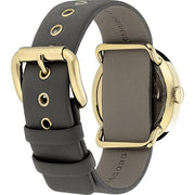  Shop Authentic Marc Jacobs Amy Grey Dial Grey Leather Strap Watch for Women - MBM1287 - Luxxuri