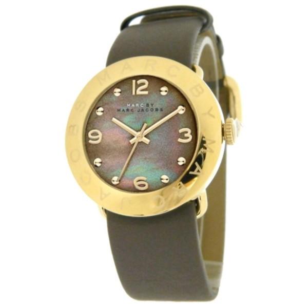  Shop Authentic Marc Jacobs Amy Grey Dial Grey Leather Strap Watch for Women - MBM1287 - Luxxuri