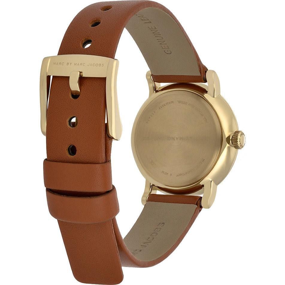  Shop Authentic Marc Jacobs Baker White Dial Brown Leather Strap Watch for Women - MBM1317 - Luxxuri