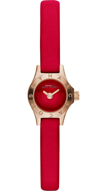  Shop Authentic Marc Jacobs Blade Red Dial Red Leather Strap Watch for Women - MBM1343 - Luxxuri